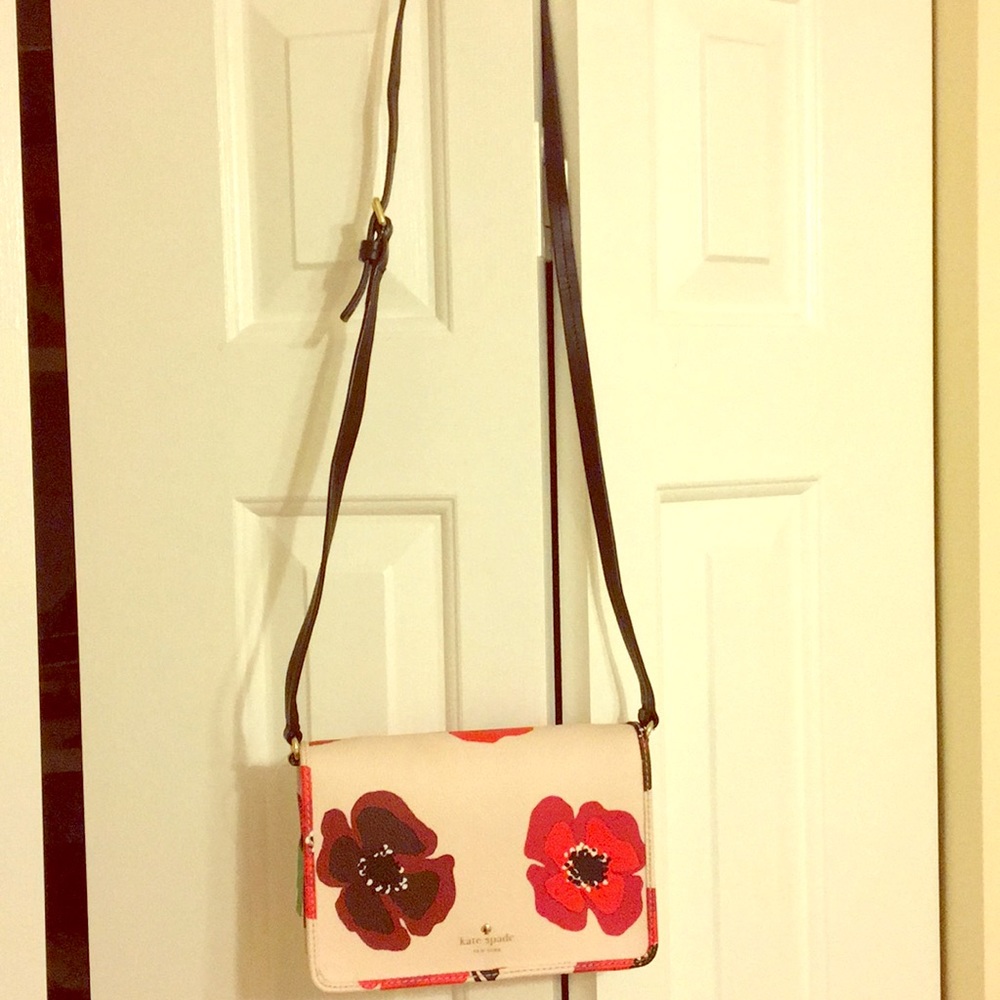Brand new w tags Kate Spade poppy cross body purse